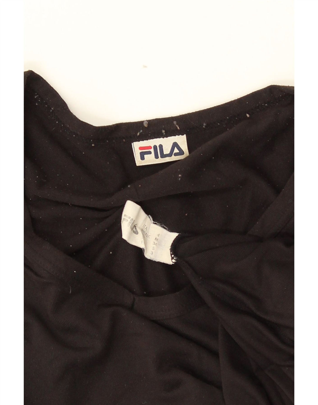 Ανδρικό T-Shirt Fila Top Μεσαίο Μαύρο