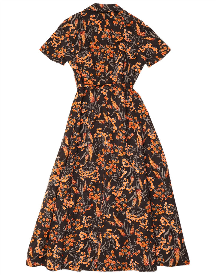 Γυναικείο Maxi Φόρεμα CHARMANT IT 44 Μεσαίο Μαύρο Floral Πολυεστέρας