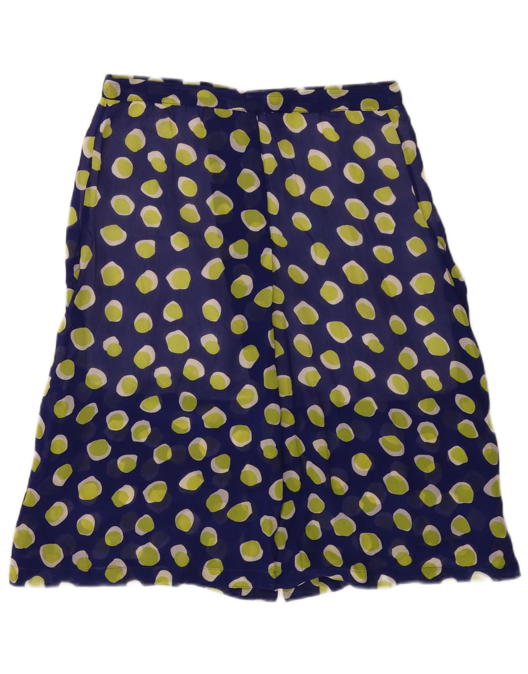 Vintage γυναικεία φούστα σε γραμμή Α W30 με μεσαία μπλε στίγματα