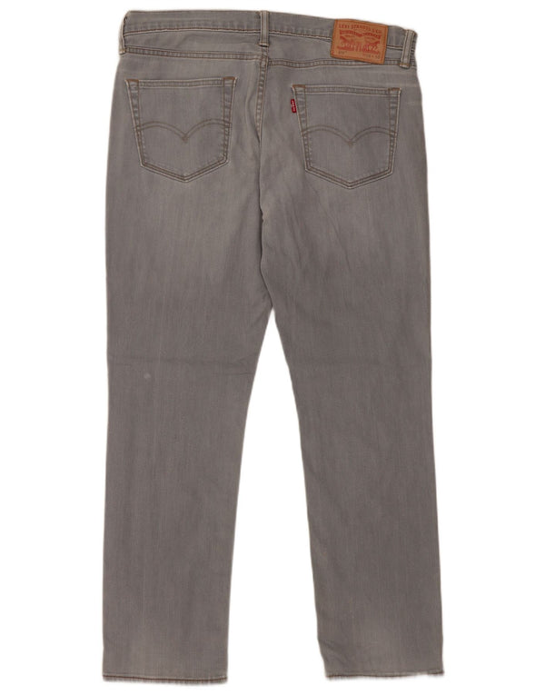 Levi's Mens 511 Slim Jeans W34 L30 Γκρι βαμβακερό