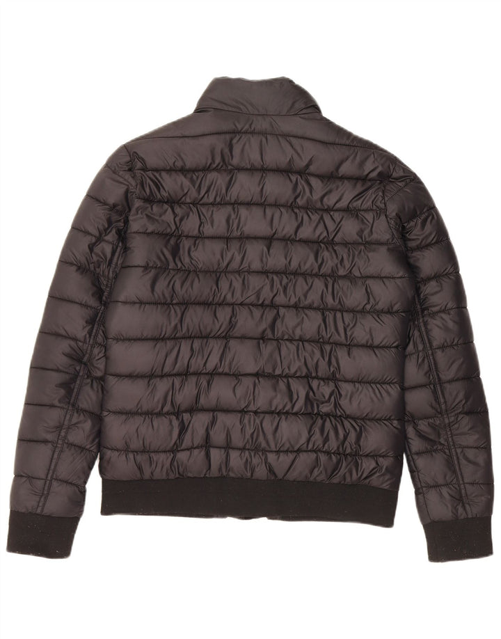 Jack Wills Γυναικείο μπουφάν με επένδυση UK 10 Small Black Polyester