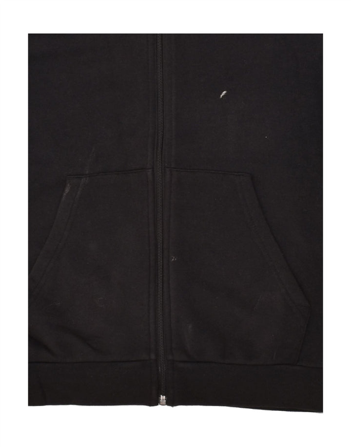 ADIDAS Boys Zip Hoodie Sweater 11-12 Years Black Cotton | Vintage Adidas | Thrift | Second-Hand Adidas | Used Clothing | Messina Hembry 