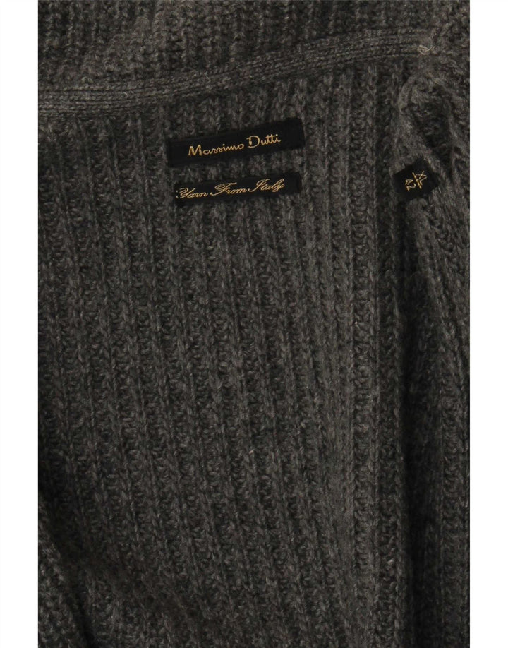 Ανδρικό πουλόβερ ζακέτα Massimo Dutti XL Γκρι