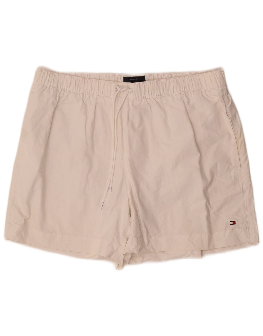Ανδρικό σορτς κολύμβησης Tommy Hilfiger Regular Fit XL White Polyamide