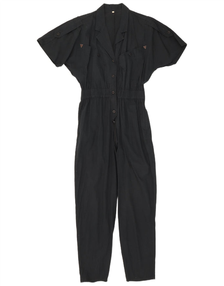 Vintage γυναικεία ολόσωμη φόρμα IT 42 Medium Navy Blue Cotton