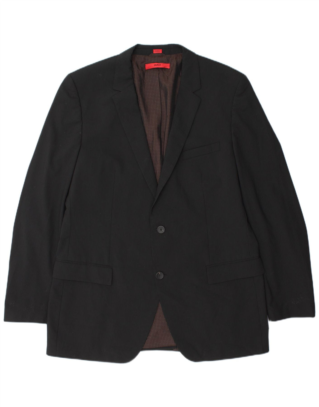 Ανδρικό σακάκι σακάκι Hugo Boss UK 44 2XL Μαύρο ρίγες