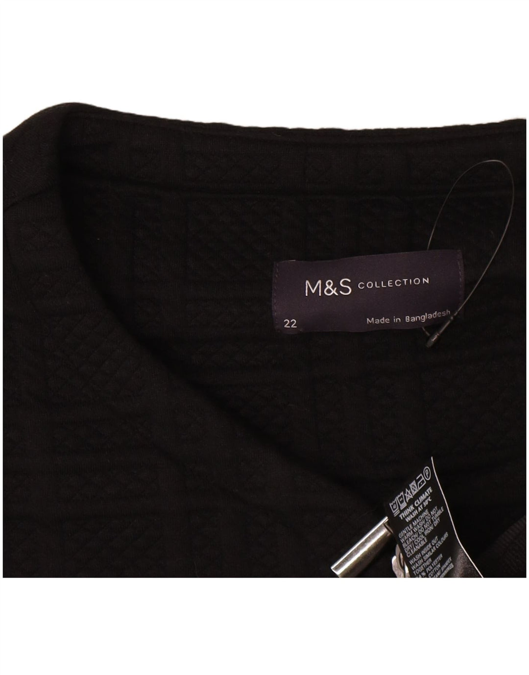 Marks & Spencer Γυναικείο μπουφάν Blazer UK 22 3XL Black Check