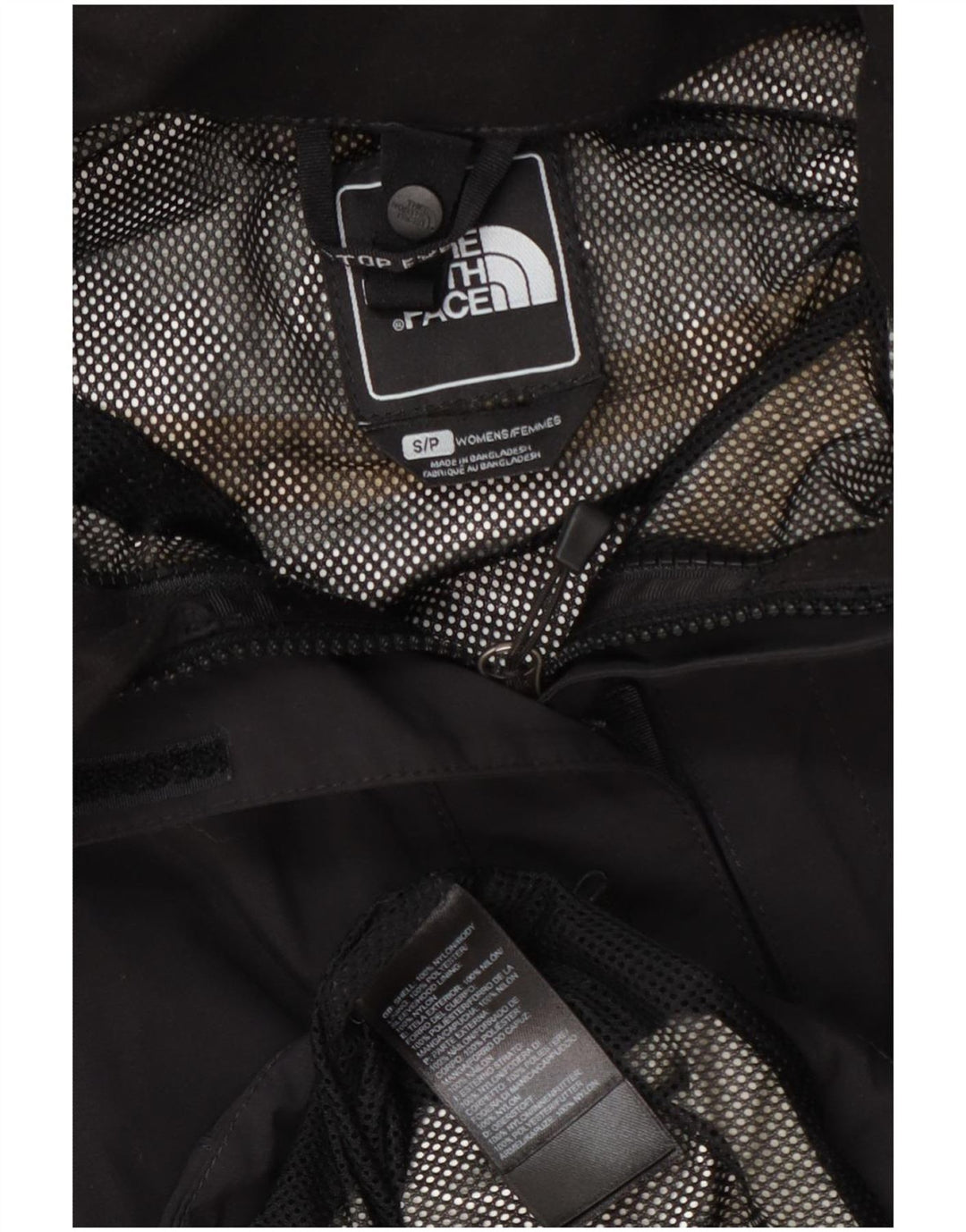 The North Face γυναικείο μπουφάν βροχής με κουκούλα UK 10 Small Black Nylon