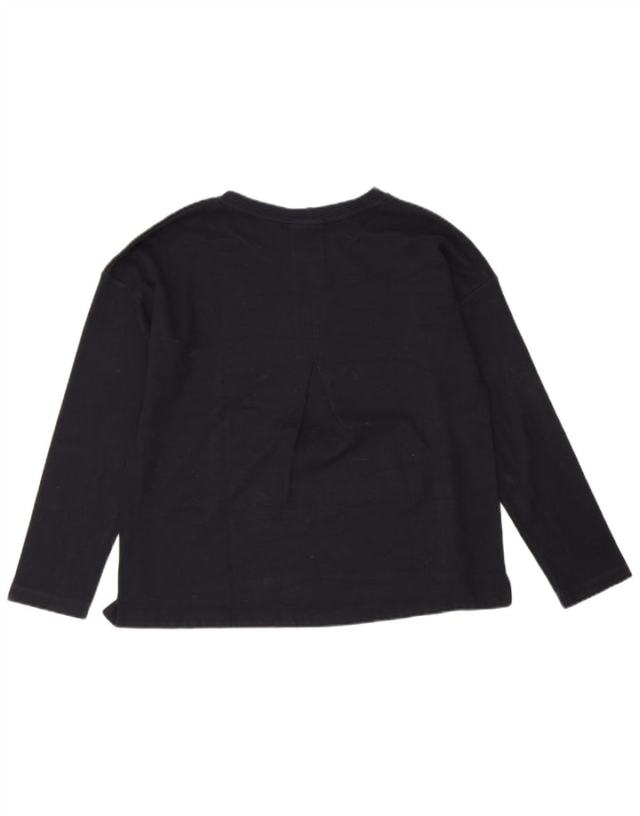 Massimo Dutti Γυναικείο Μακρυμάνικο UK 16 Large Navy Blue
