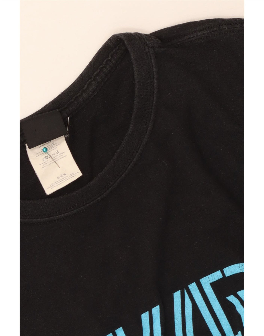 Ανδρικό γραφικό μπλουζάκι Quiksilver Top Μεσαίο μαύρο βαμβακερό