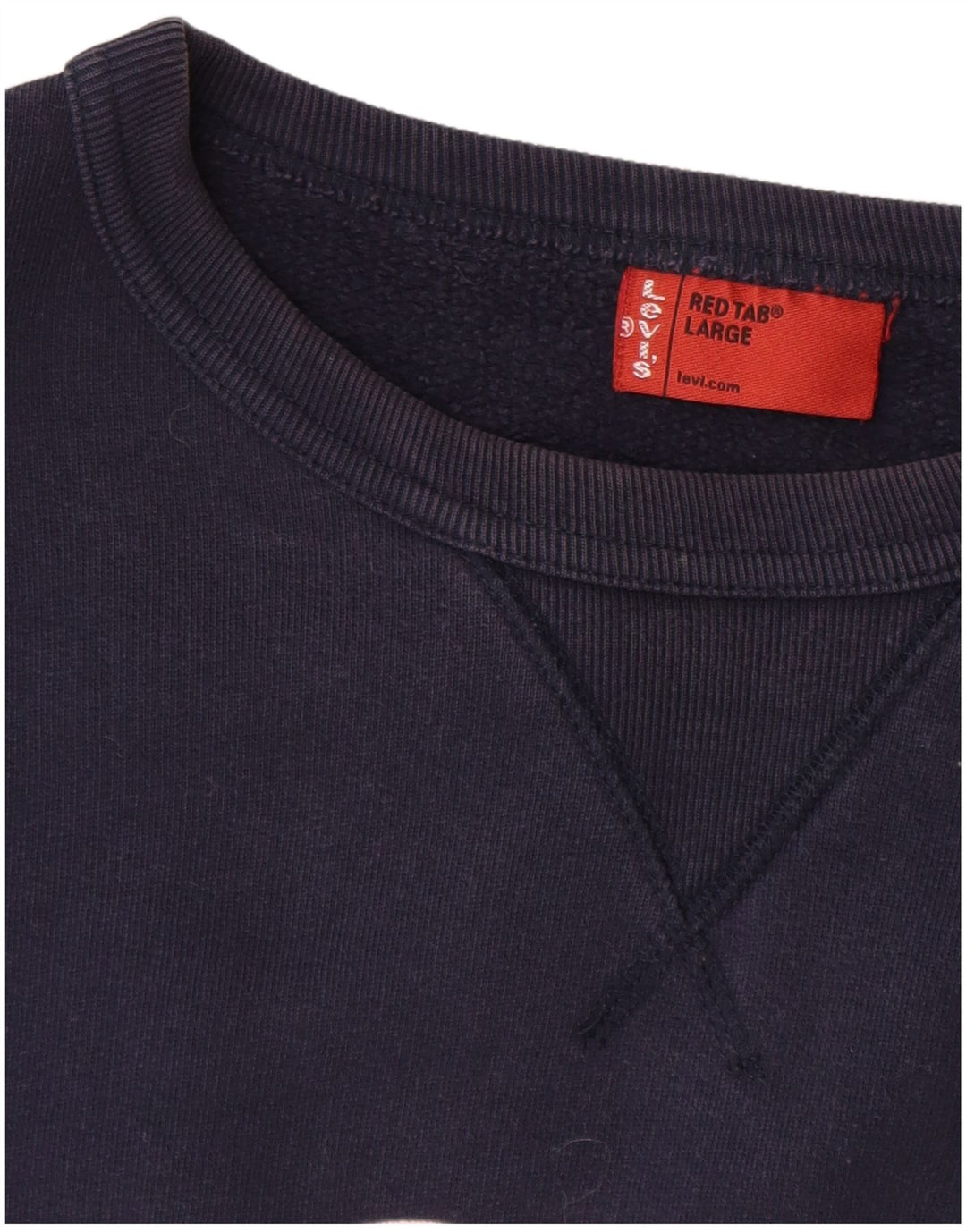 Ανδρικό γραφικό φούτερ LEVI'S Jumper Large Navy Blue από βαμβάκι