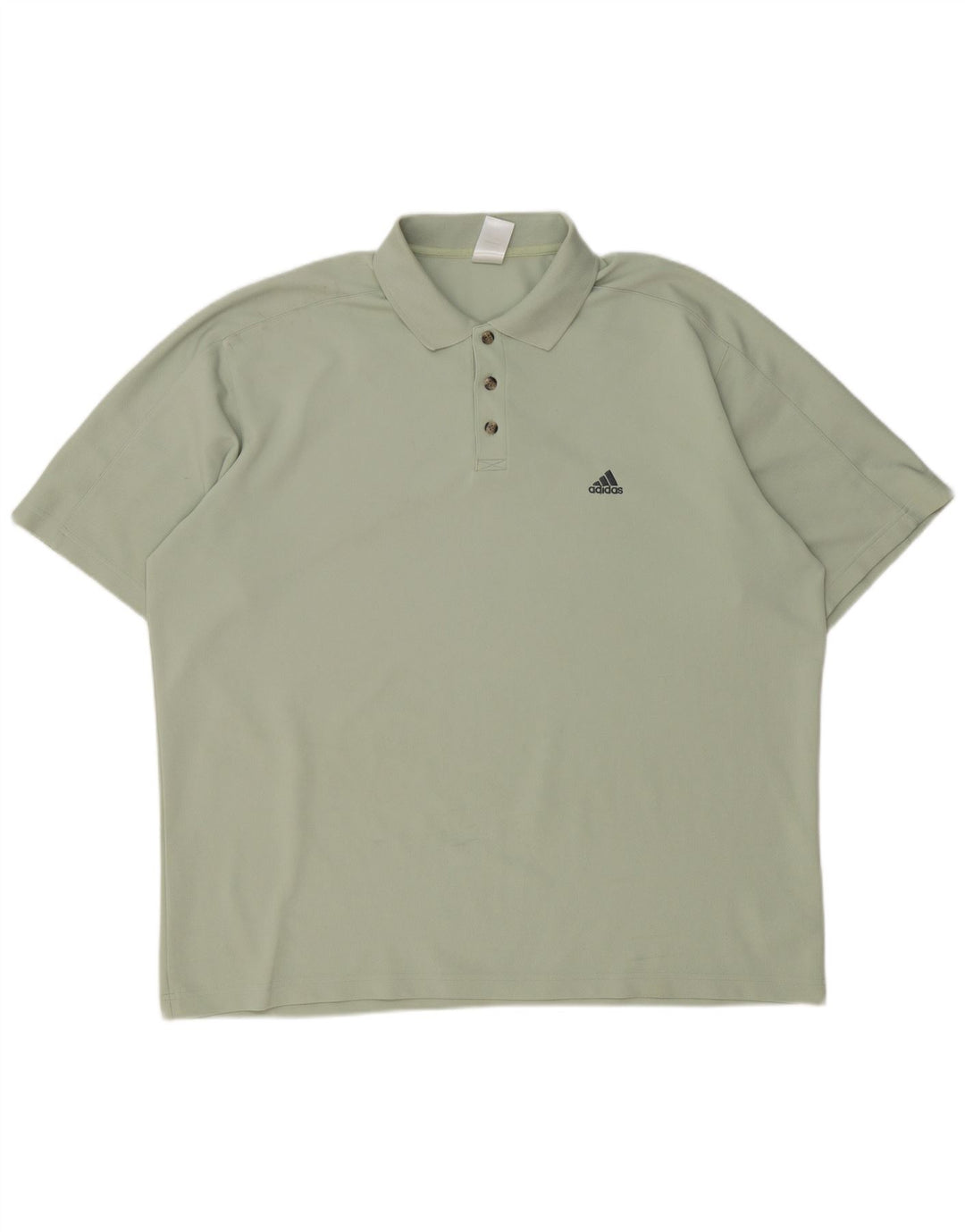 Ανδρικό πουκάμισο πόλο ADIDAS XL Πράσινο πολυεστέρα