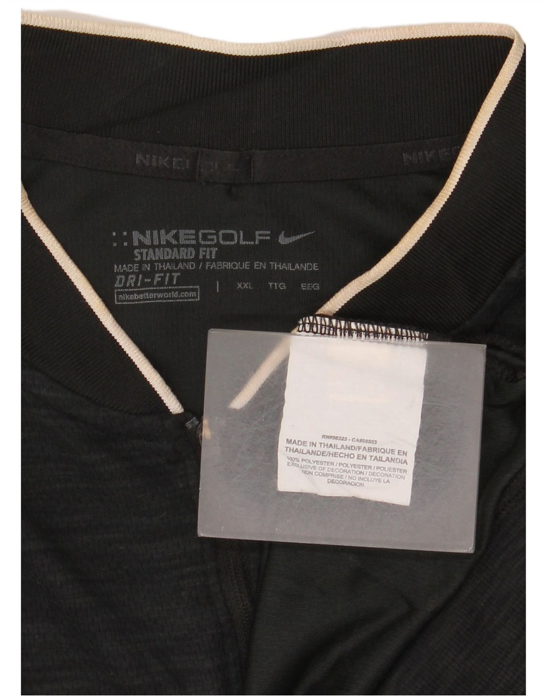 Ανδρική φόρμα πουλόβερ με φερμουάρ Nike Dri Fit Top 2XL Μαύρο Flecked