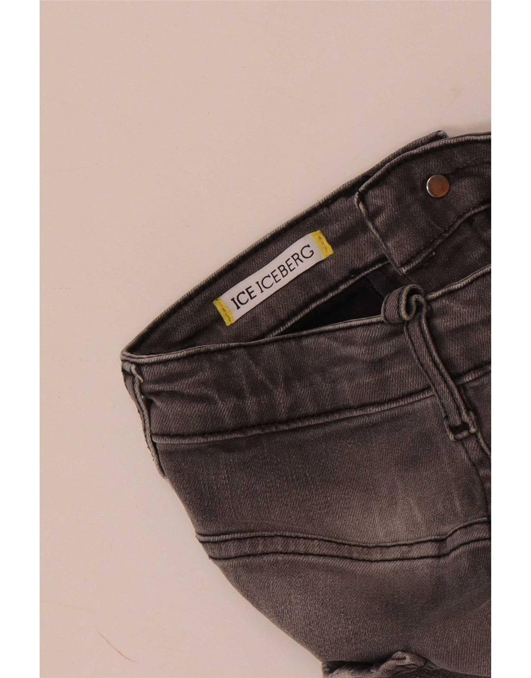 Iceberg Boys Distressed Slim Jeans 6-7 ετών W22 L20 Γκρι