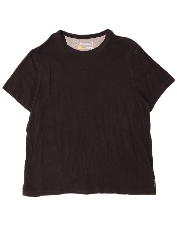 Eddie Bauer Ανδρικό T-Shirt Active Top XL Μαύρο βαμβακερό