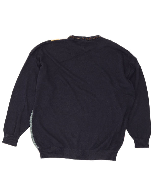 Signe Incognito Mens By C&A Crew Neck Jumper πουλόβερ Μεγάλο Navy Blue