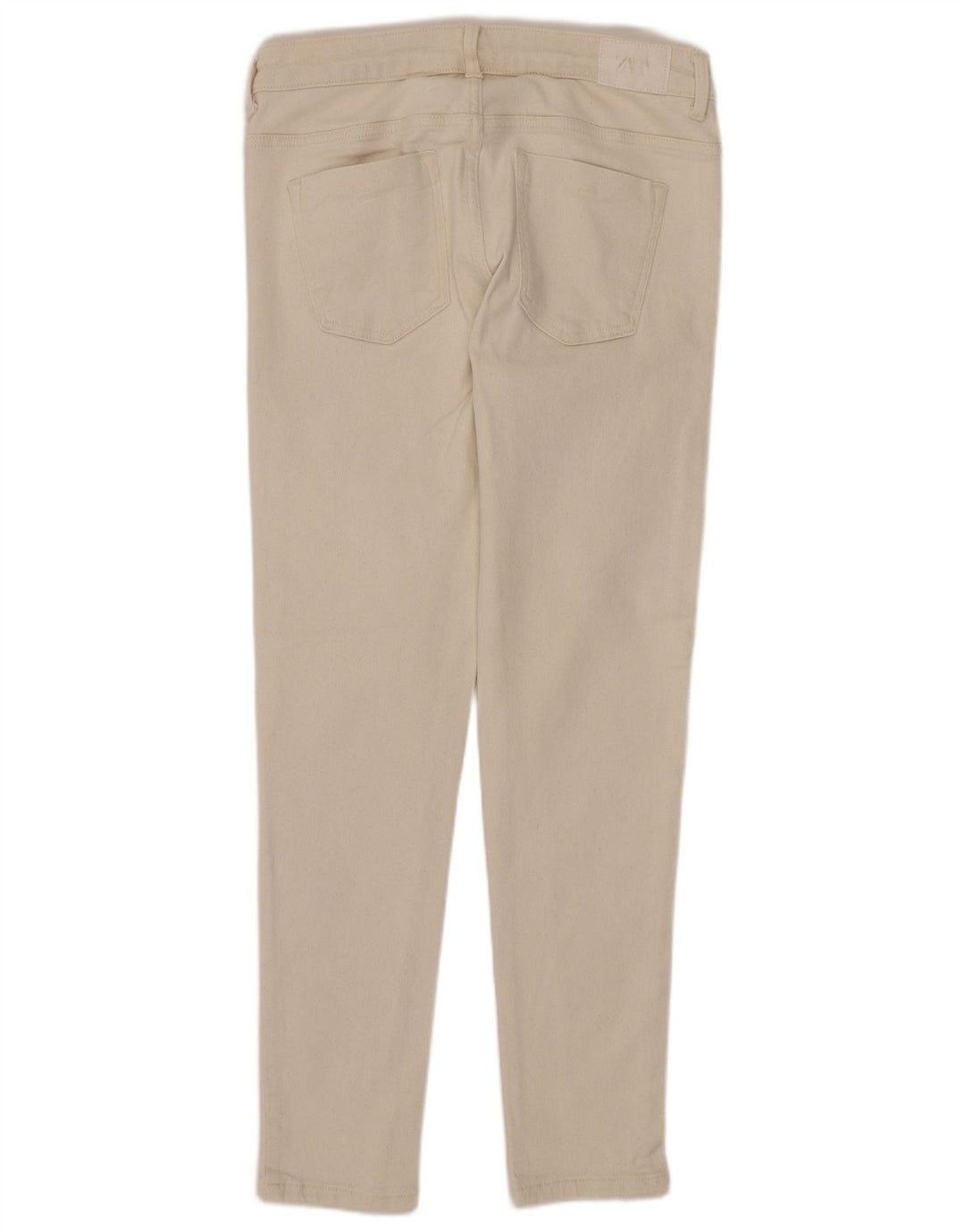 ZARA Γυναικείο Skinny Jeans EU 40 Medium W30 L27 Off White