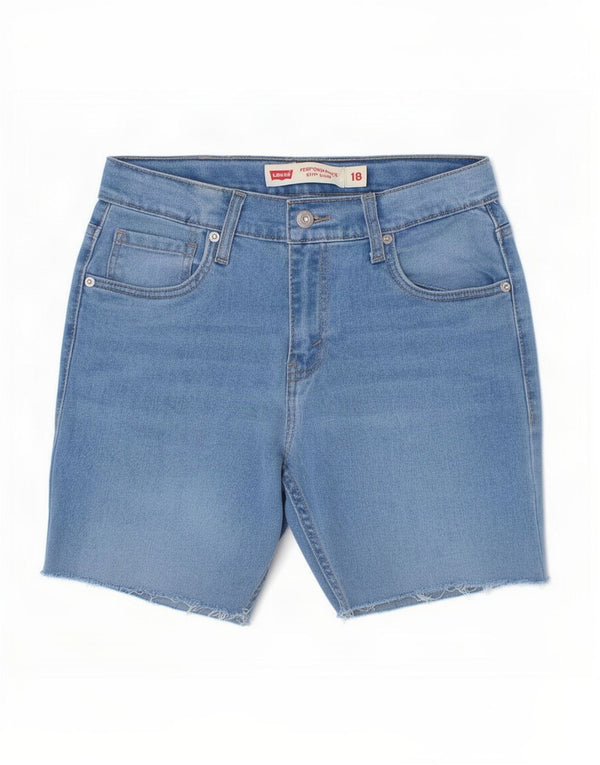 Τζιν σορτς Levi's Boys 511 Slim Fit 15-16 ετών W29 Μπλε βαμβακερό