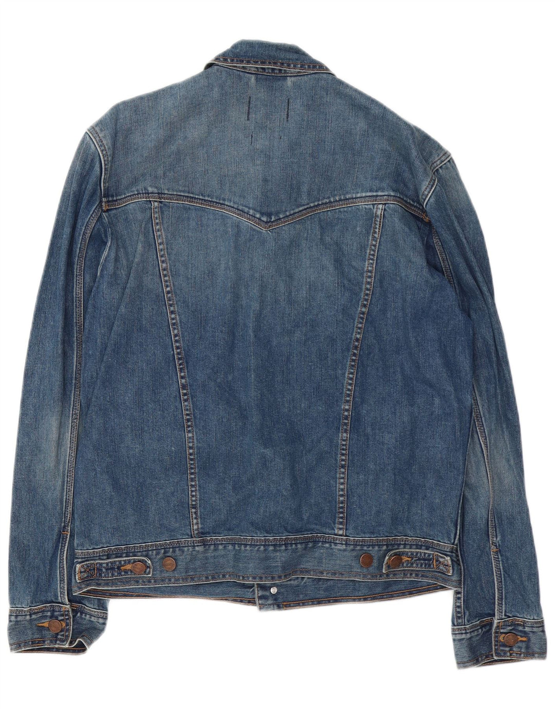 Ανδρικό τζιν μπουφάν Wrangler UK 40 μεγάλο μπλε βαμβακερό