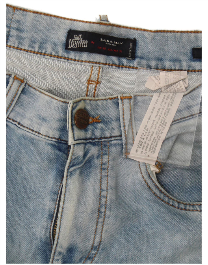 Zara Ανδρικό Slim Jeans EU 40 Medium W34 L34 Μπλε βαμβακερό