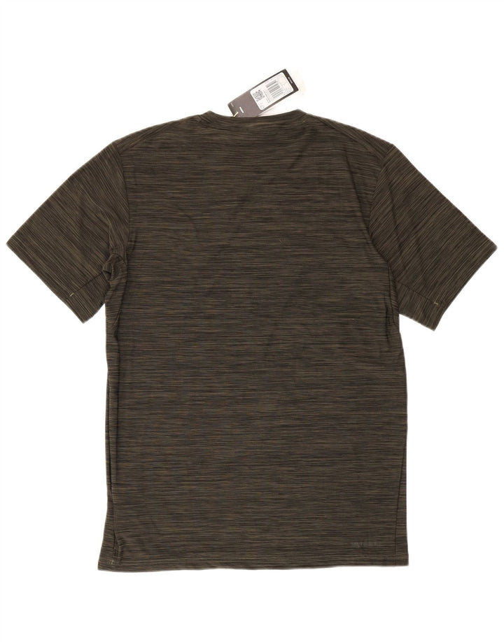 Ανδρικό T-Shirt Adidas Top Small Khaki Flecked Polyester