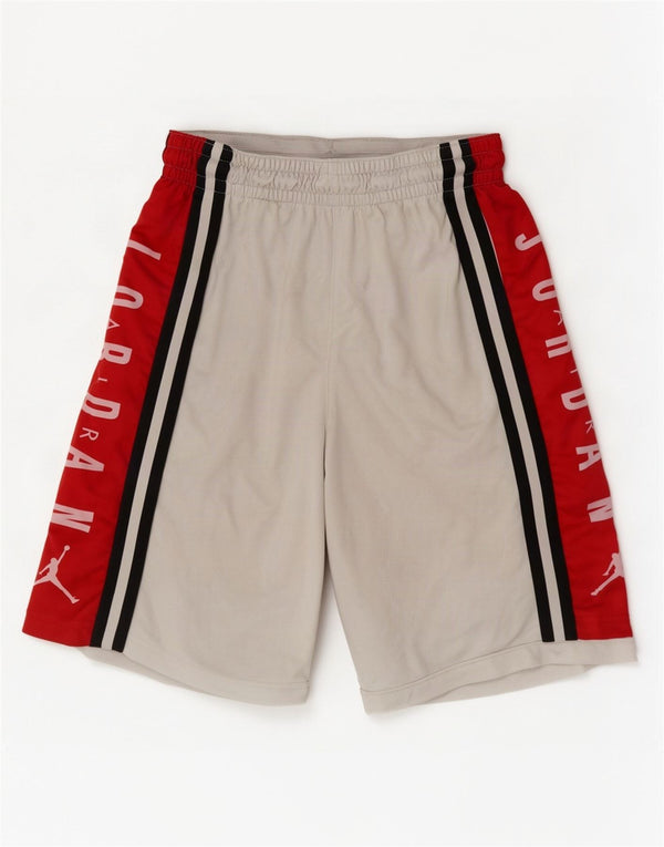 Jordan Mens Graphic Sport Shorts Medium White Colourblock Polyester