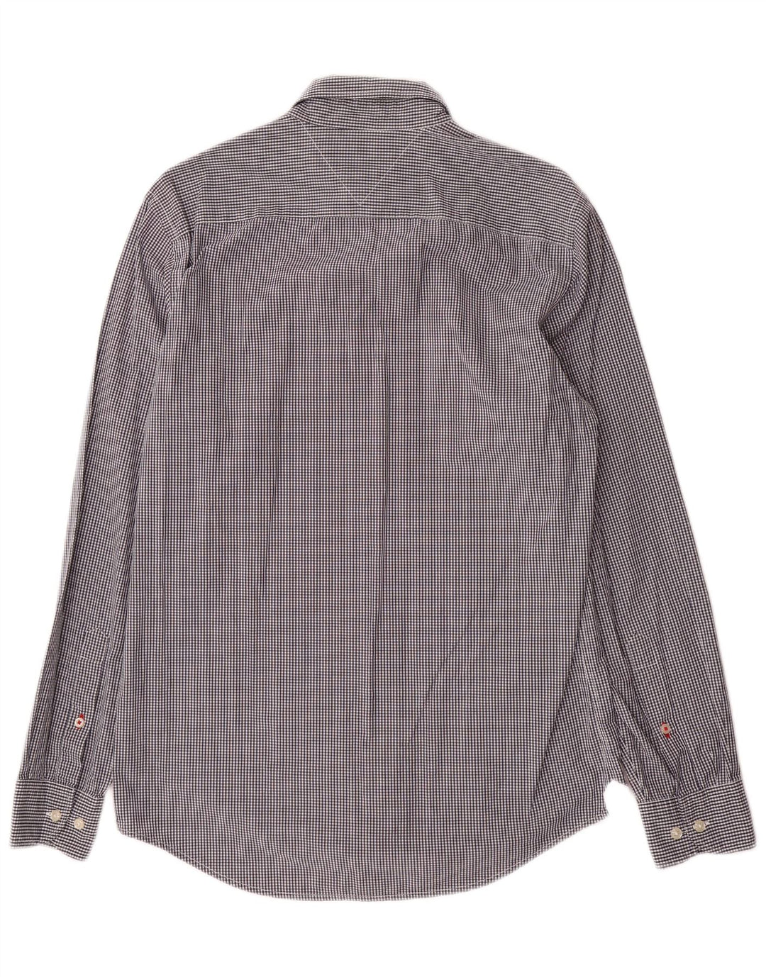 Ανδρικό πουκάμισο Tommy Hilfiger με κανονική εφαρμογή, μεσαίο μαύρο Gingham