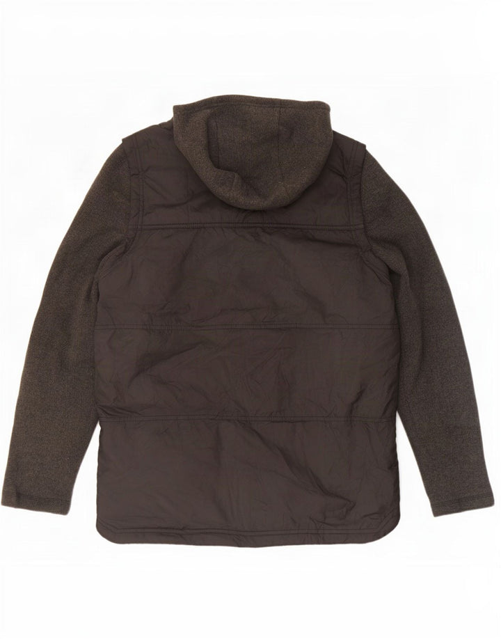 The North Face Boys Hooded Jacket 12-13 Years Large Black Polyester