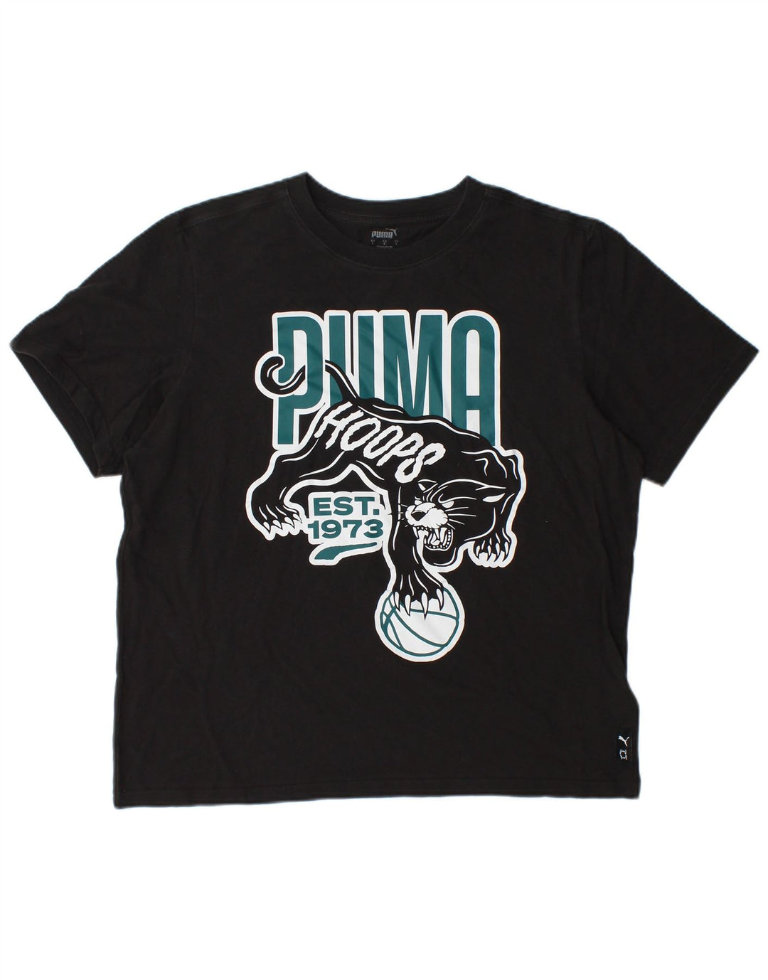 Ανδρικό γραφικό T-Shirt PUMA Top Large Μαύρο Βαμβακερό