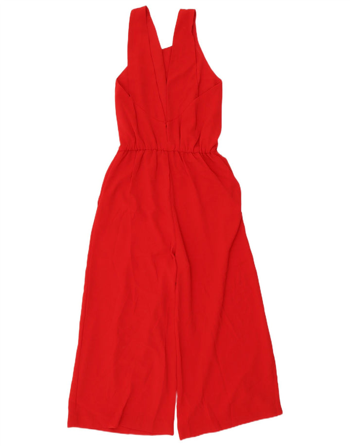 Zara γυναικεία αμάνικη φόρμα UK 6 XS Red Polyester