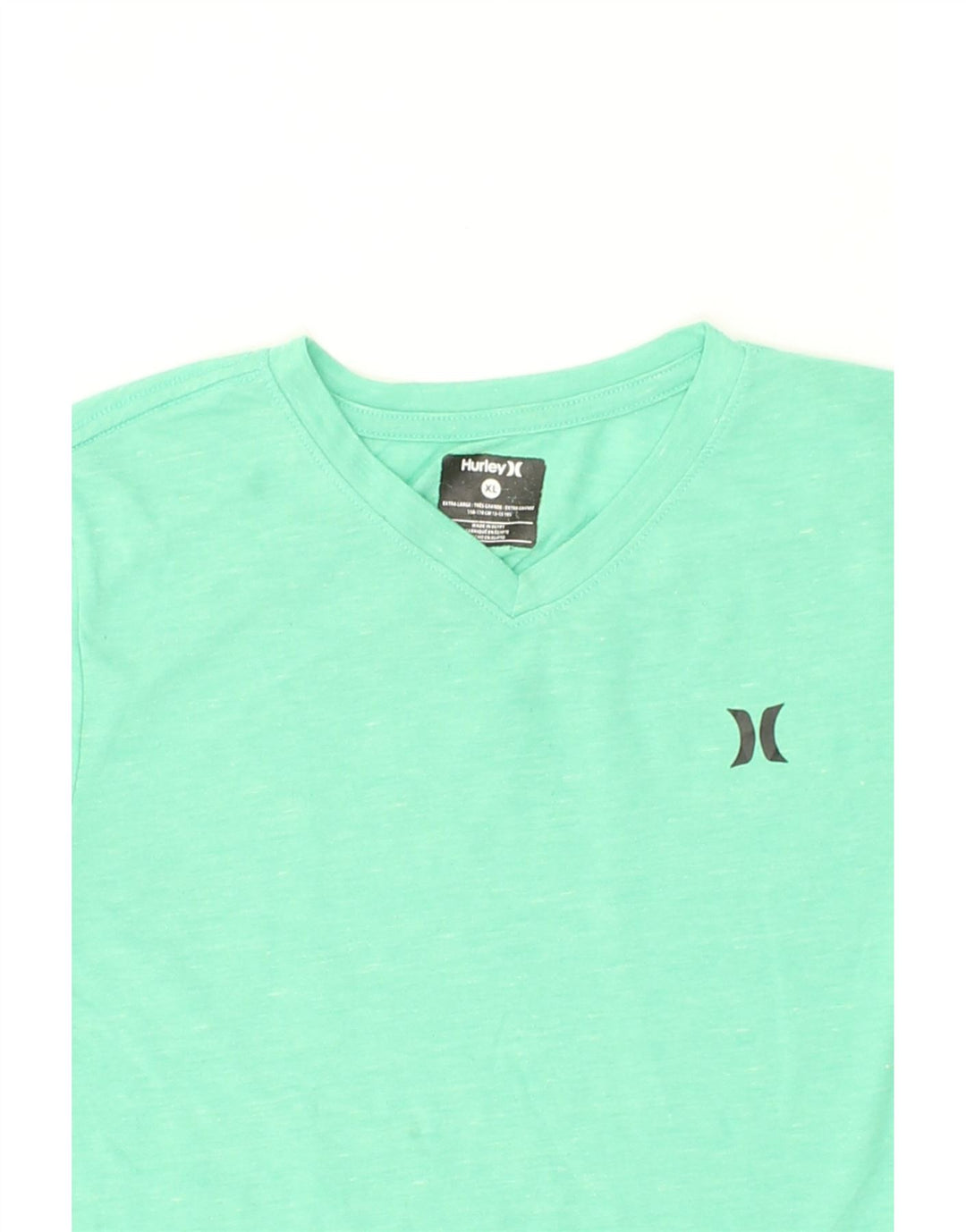 HURLEY Boys T-Shirt Top 14-15 Years XL Turquoise Polyester Vintage Hurley and Second-Hand Hurley from Messina Hembry 