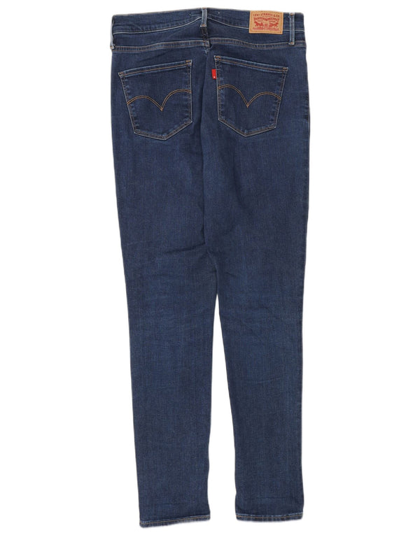 Levi's Womens 311 Shaping Skinny Jeans W28 L29 Navy Blue Cotton