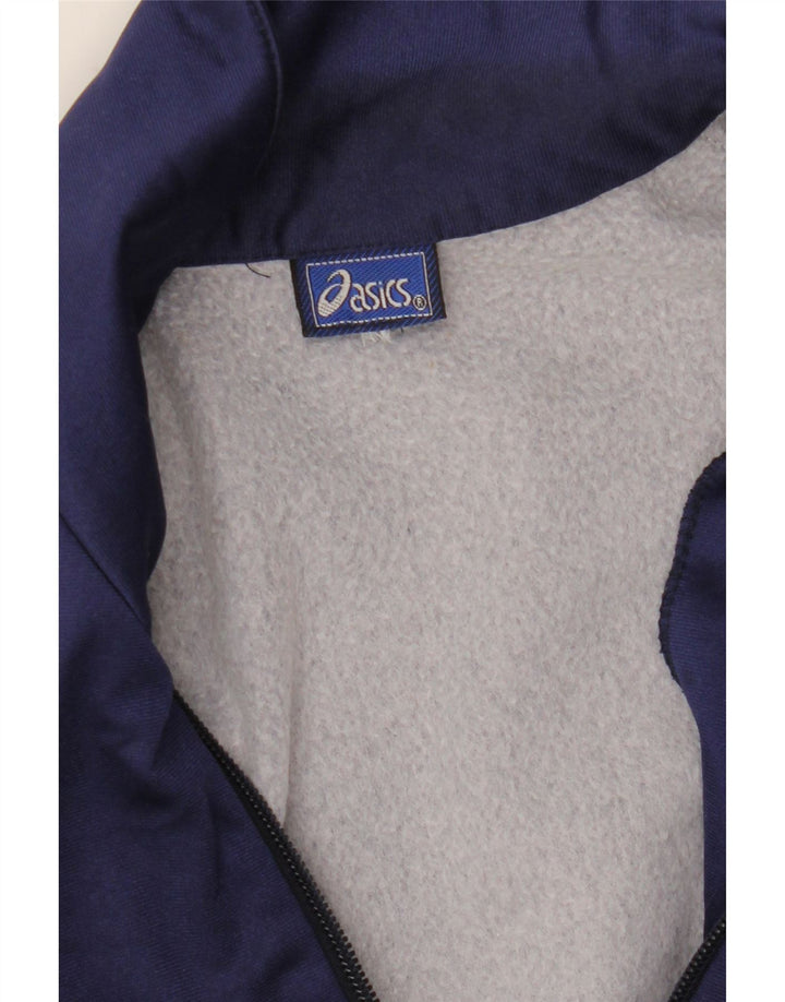 Γραφική ανδρική φόρμα Asics Top Jacket XL Navy Blue Colourblock