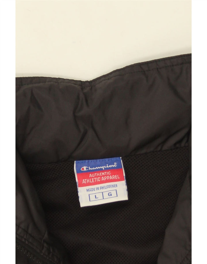 CHAMPION Ανδρικό γραφικό μπουφάν βροχής UK 40 Large Black Colourblock