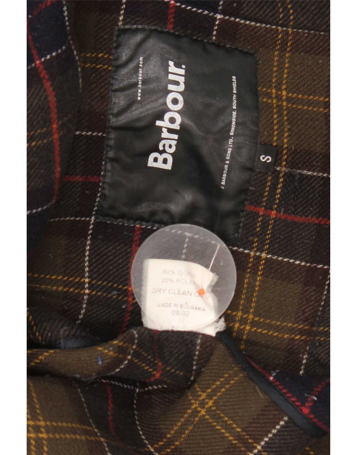 Barbour Ανδρικό παλτό Duffle με κουκούλα UK 36 Small Navy Blue Wool