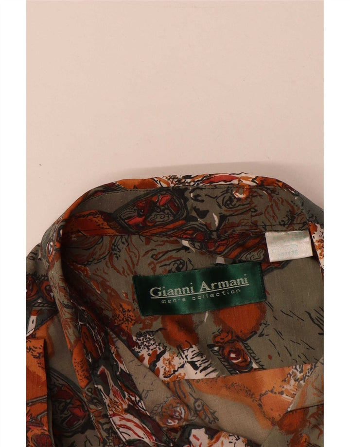 Ανδρικό πουκάμισο Vintage Abstract Pattern Μέγεθος 39 Medium πολύχρωμο
