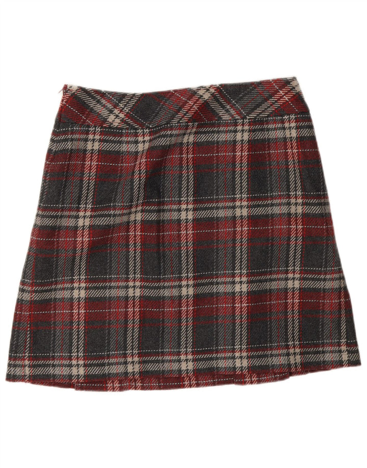 S.Oliver Γυναικεία μίνι φούστα EU 36 Small W30 Grey Check Acrylic