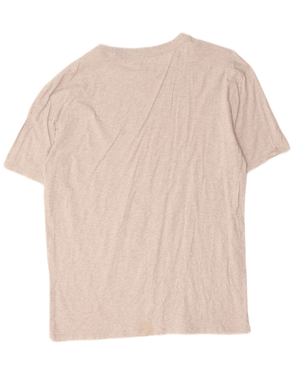 Ανδρικό γραφικό μπλουζάκι Guess Top μεγάλο γκρι βαμβακερό
