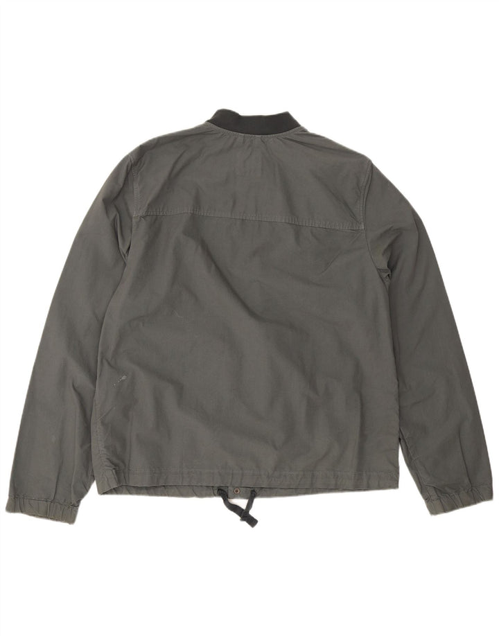 Ανδρικό μπουφάν Gap Bomber UK 40 Large Grey Cotton
