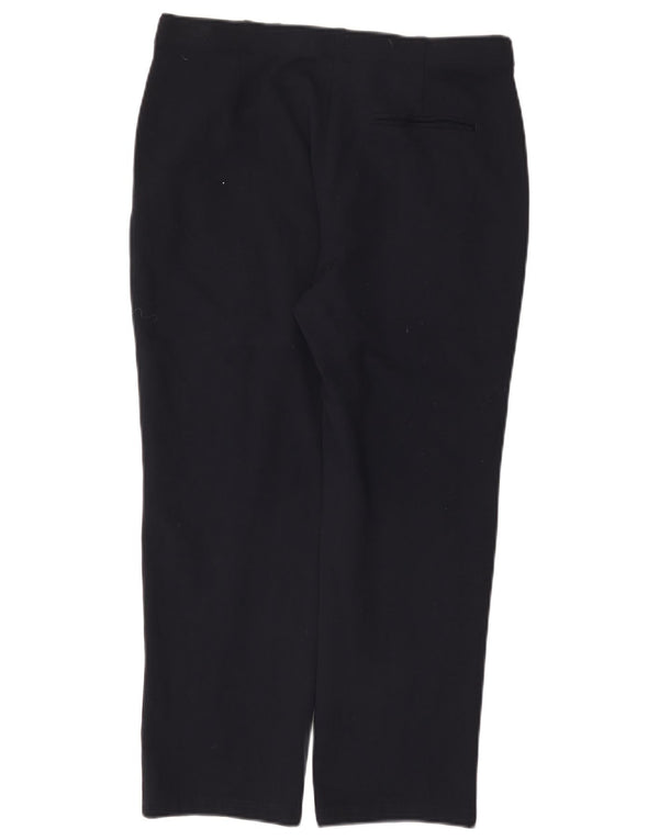 Marks & Spencer Γυναικείο Cropped Παντελόνι UK 14 Large W34 L25 Navy Blue