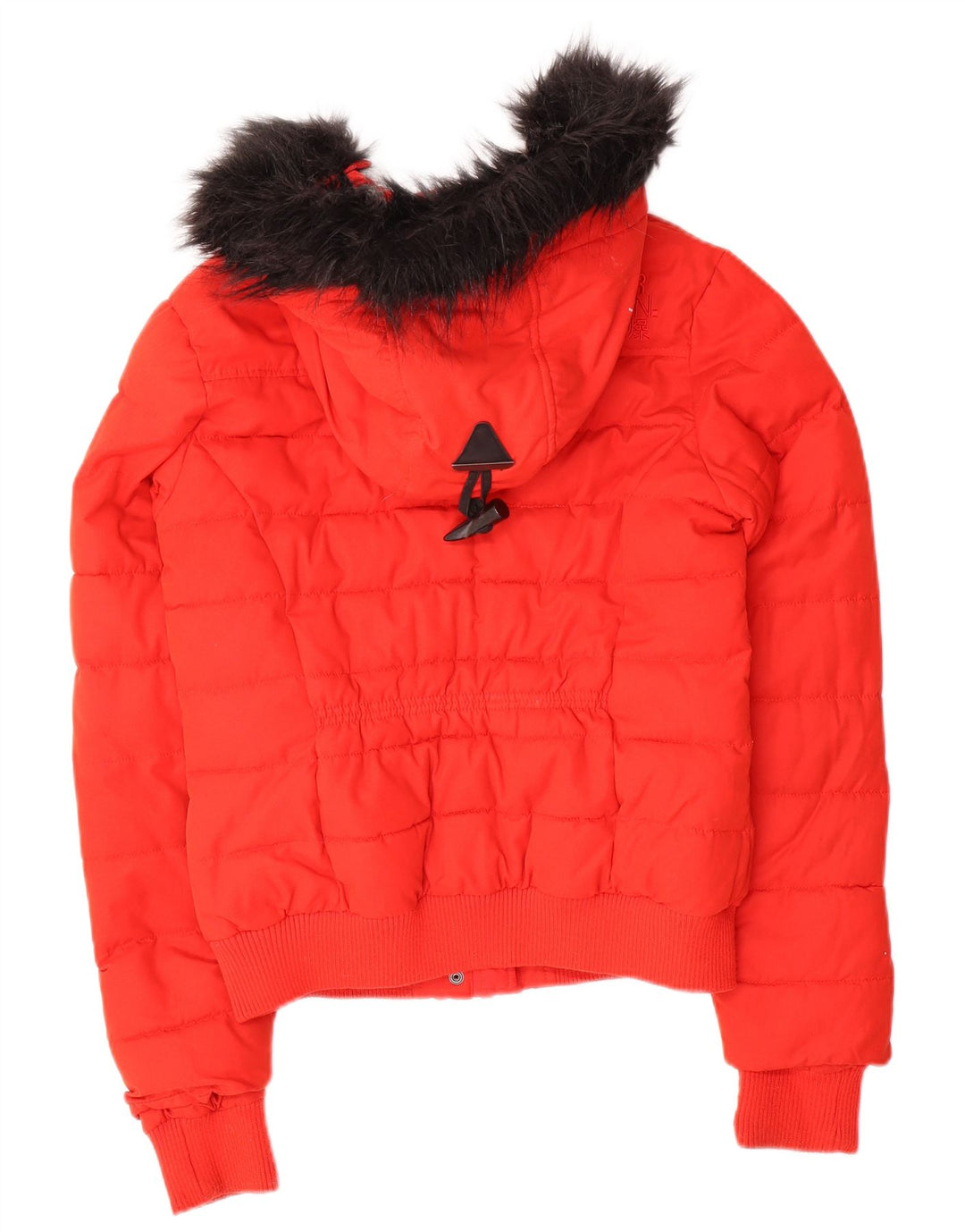 Superdry γυναικείο μπουφάν με κουκούλα UK 10 Small Red Polyester