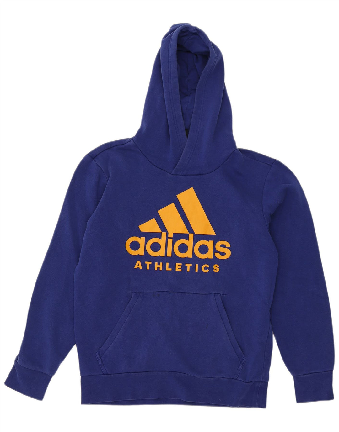 Ανδρικό γραφικό κουκούλα Adidas, μεσαίο μπλε