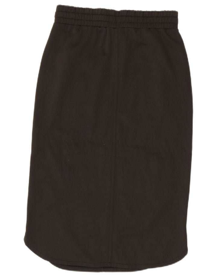 BENETTON Γυναικεία Midi Φούστα Μικρή W27 Χακί Πολυεστέρας