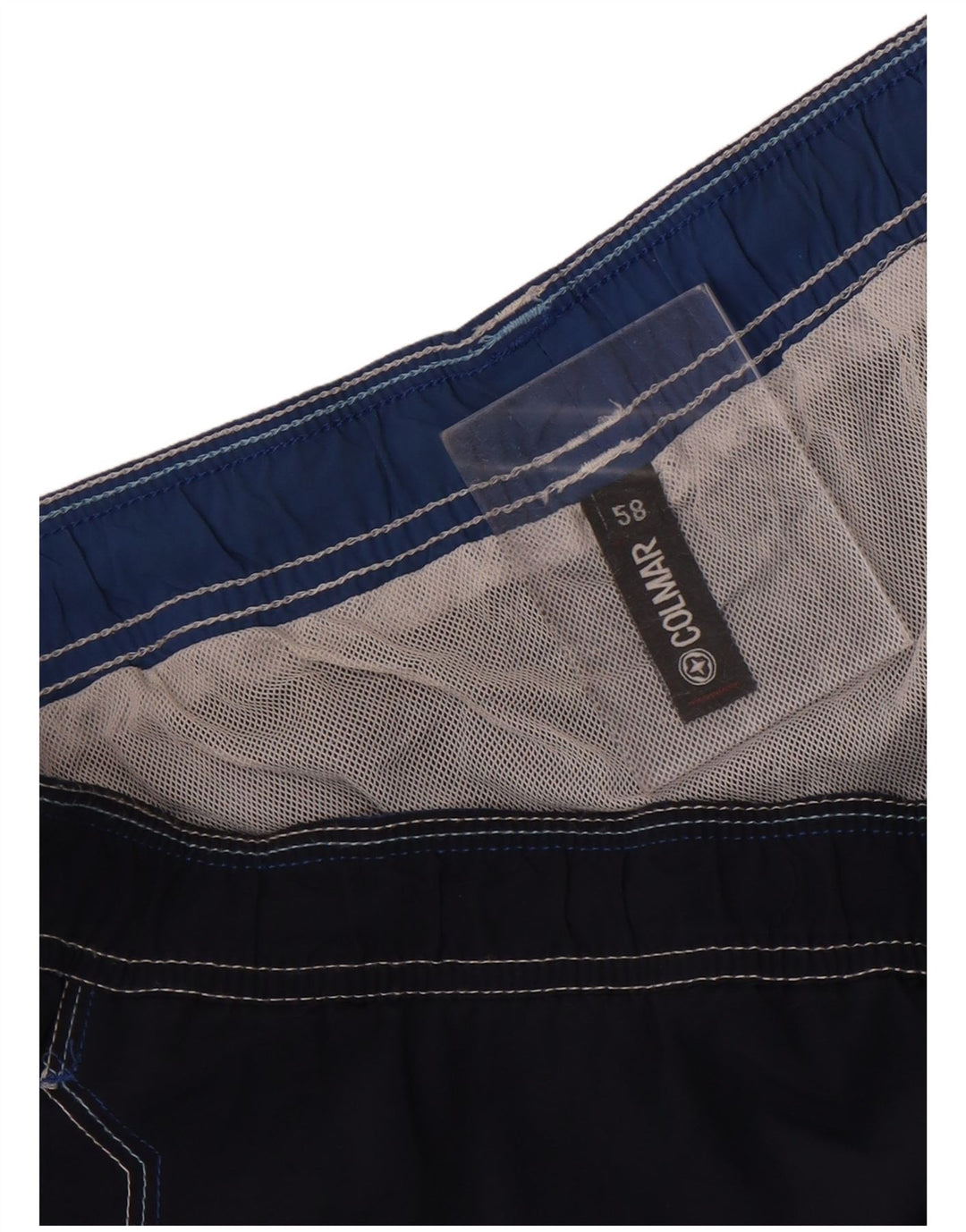 Colmar Mens Graphic Swimming Shorts IT 58 2XL Navy Blue Polyamide