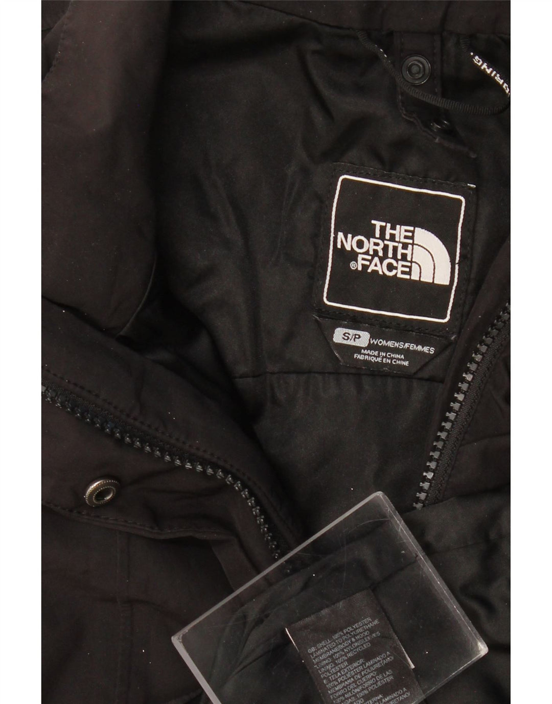 THE NORTH FACE Γυναικείο παλτό αντιανεμικό UK 10 Small Black Polyester