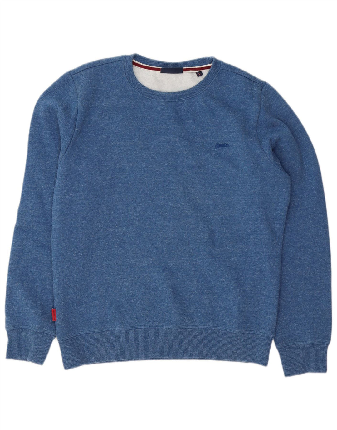 Ανδρικό φούτερ Superdry Jumper Μεγάλο Μπλε Βαμβακερό Flecked