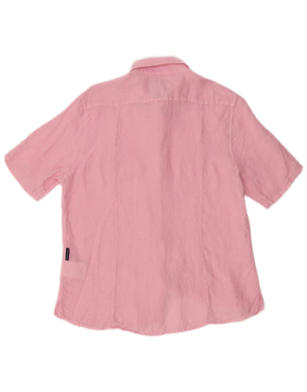 North Sails Γυναικείο κοντομάνικο πουκάμισο UK 14 Medium Pink Λινό