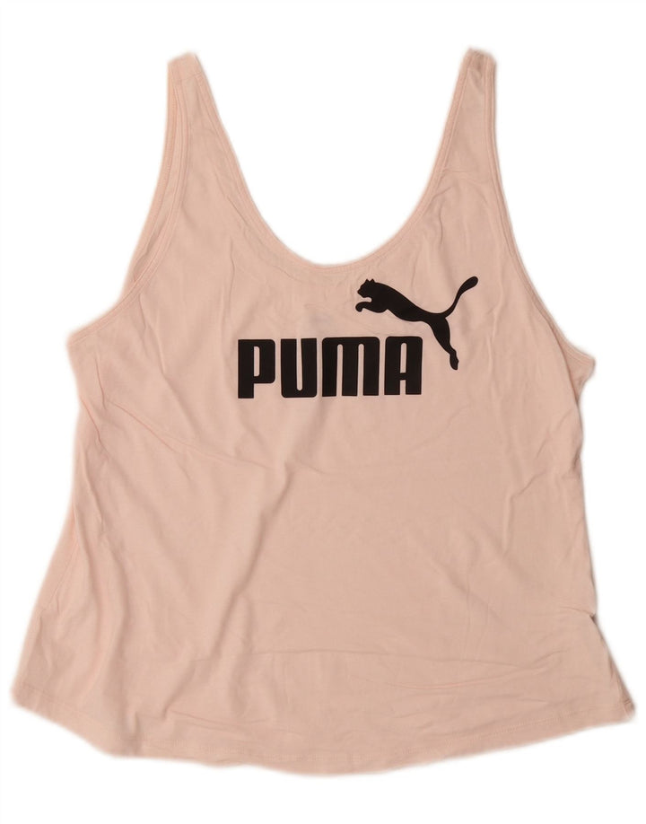 Γυναικείο γραφικό γιλέκο Puma Top UK 14 Medium Pink
