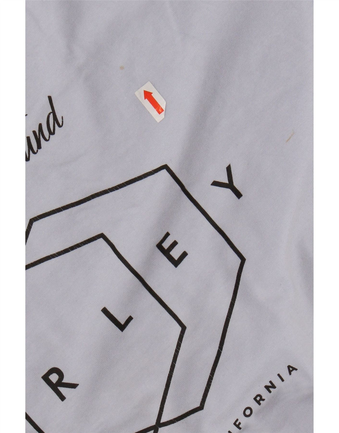 Ανδρικό γραφικό μπλουζάκι HURLEY Τοπ μεσαίο μπλε βαμβακερό