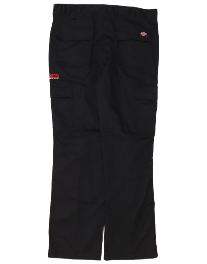 Ανδρικό ίσιο παντελόνι Cargo Dickies W34 L31 Μαύρο πολυεστέρα